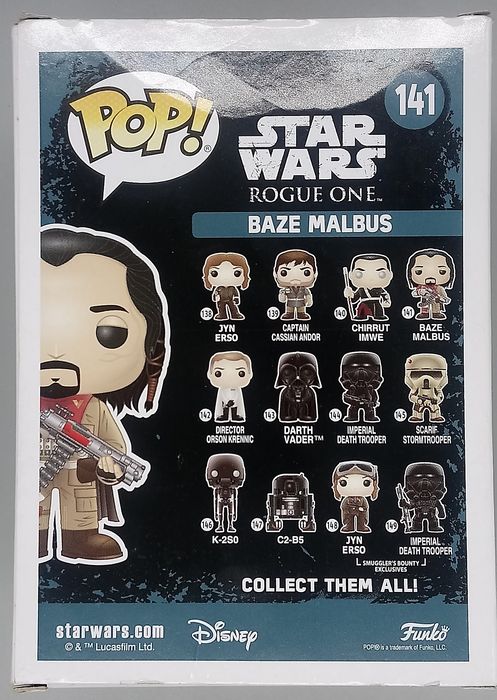 141 Baze Malbus - Star Wars Rogue One - Box Damaged Funko POP