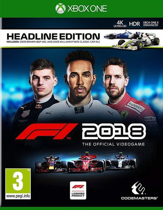 F1 2018 Standard Edition for Microsoft Xbox One (XB1) Funko