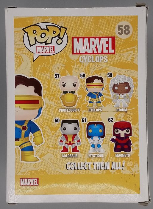 58 Cyclops - Marvel X-Men - Box Damaged Funko POP
