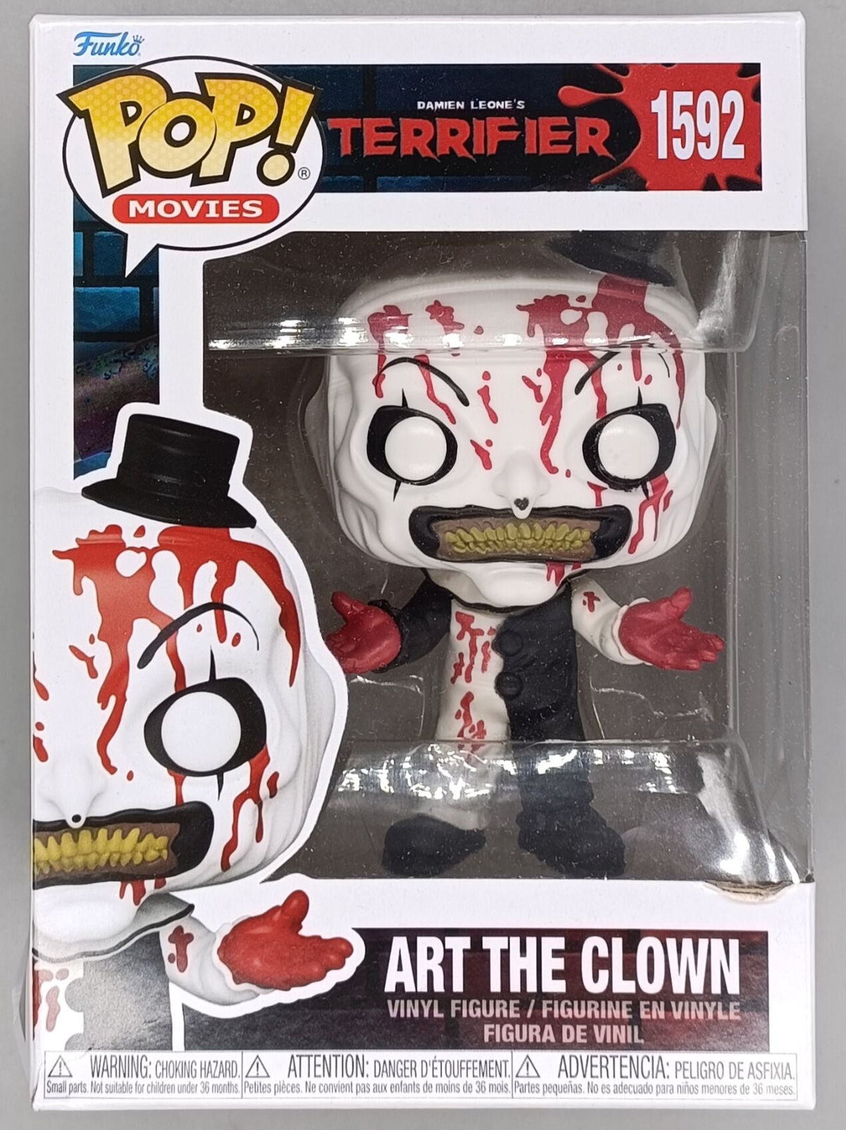1592 Art the Clown (Bloody) - Terrifier - Horror - Funko POP - Box Damaged Funko