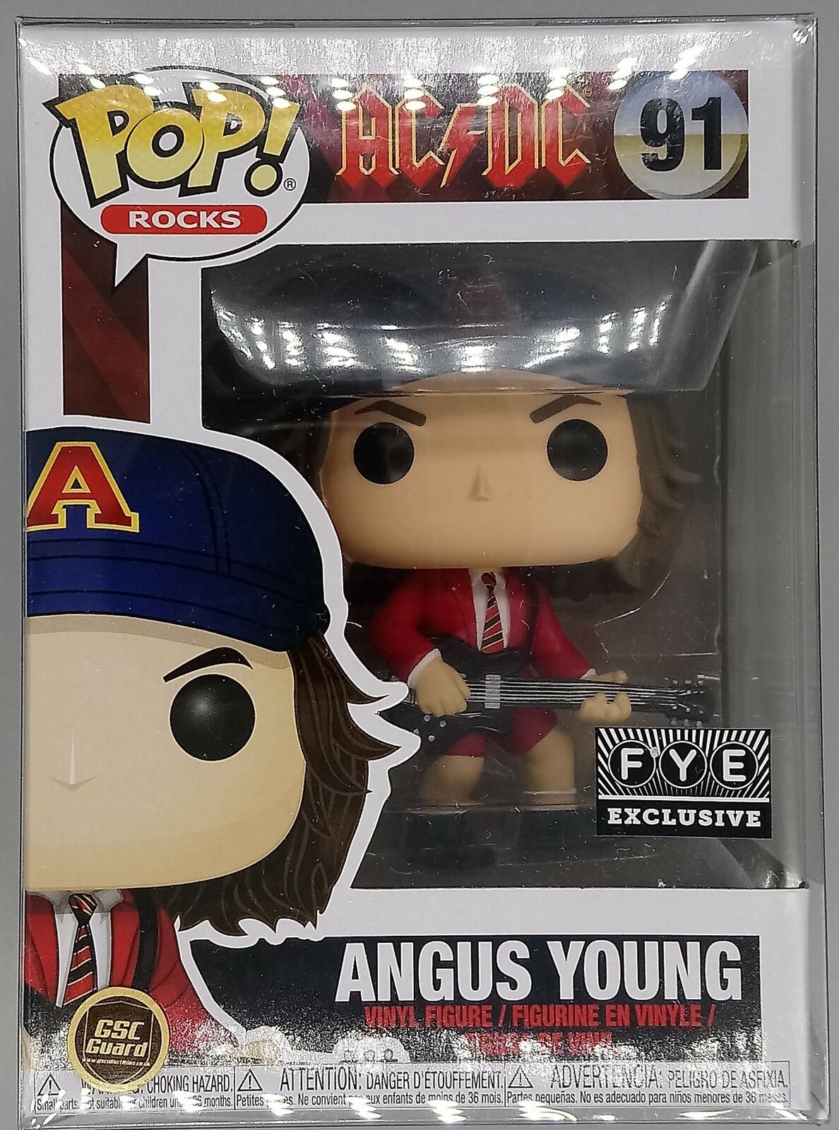91 Angus Young (w/ Red Jacket) - Exclusive - ACDC Funko POP Funko