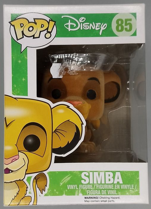 85 Simba - Flocked - Disney Lion King - Box Damaged Funko POP