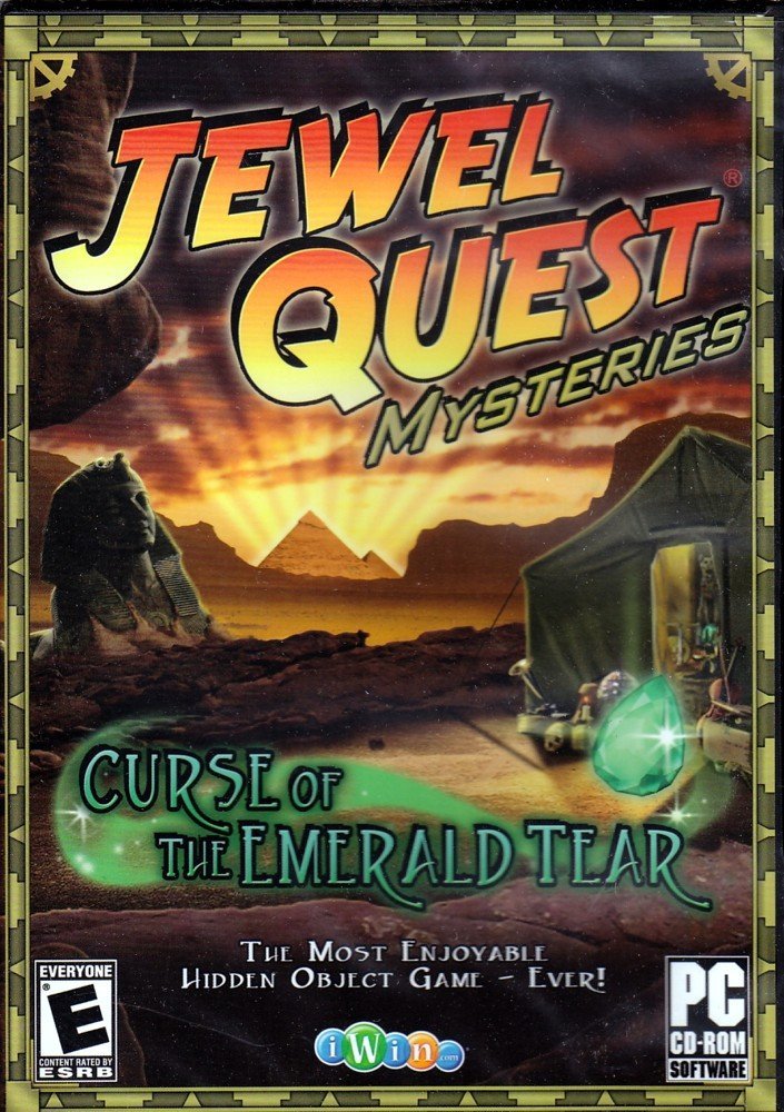 Jewel Quest Mysteries: Curse of the Emerald Tear PC CD/DVD