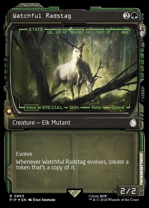 863-watchfulradstag