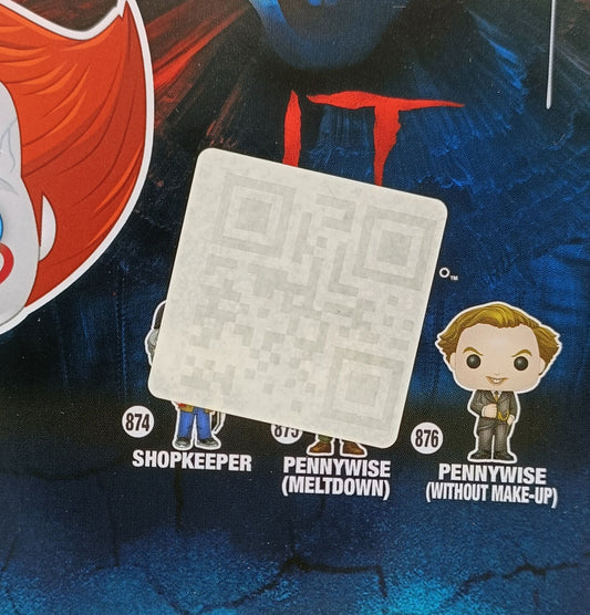 877 Pennywise (with Glow Bug) Funko POP (Box Damage)