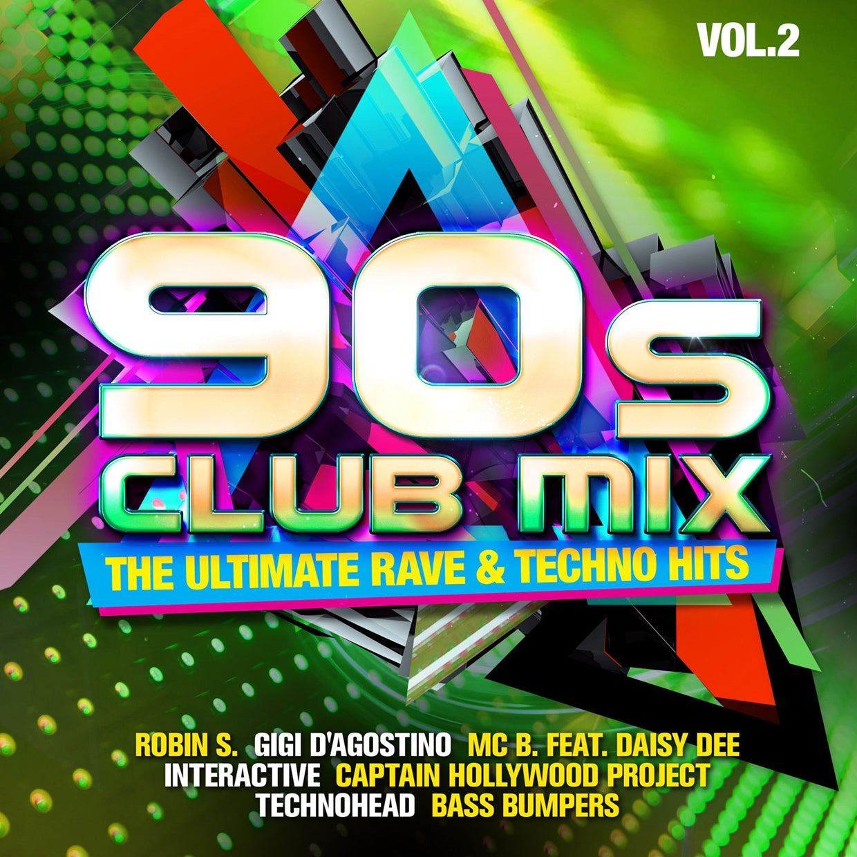 Various Artists - 90S Club Mix Vol. 2 - The Ultimative Rave & Techno (2Cd) - Electronic - DCD