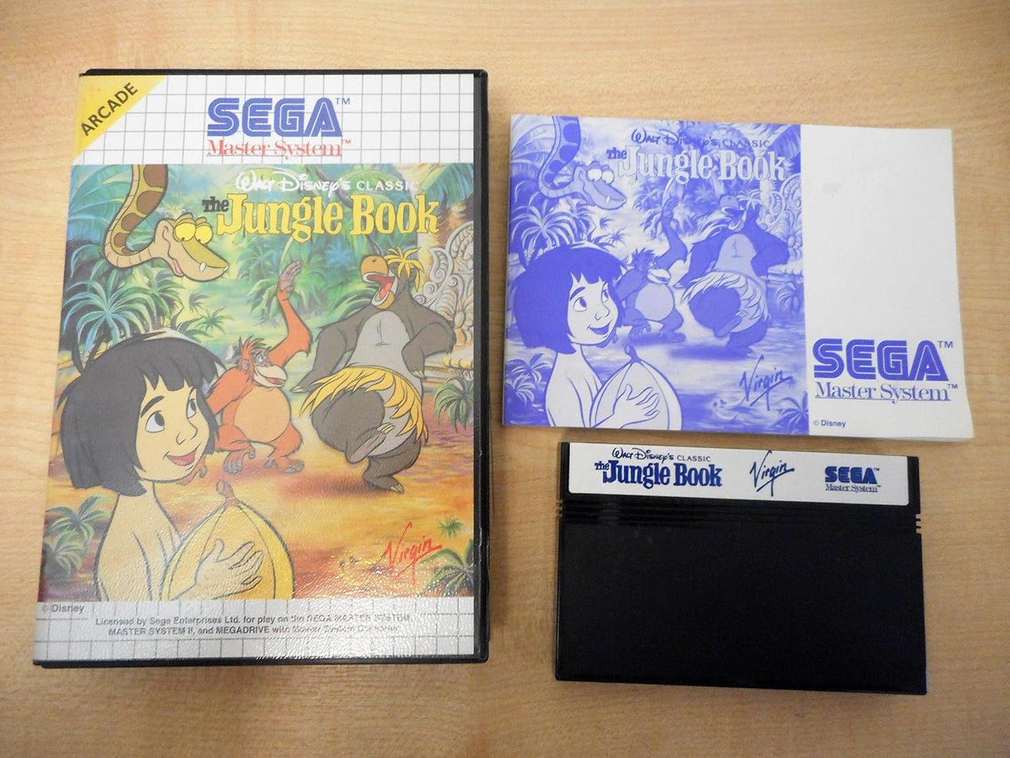 Jungle Book for Sega Master System MS - Complete - CIB SEGA