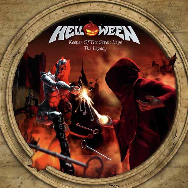 Helloween - Keeper Of The Seven Keys: The Legacy(Red Orange/ White Marbled Vinyl ) - Power Metal - LP