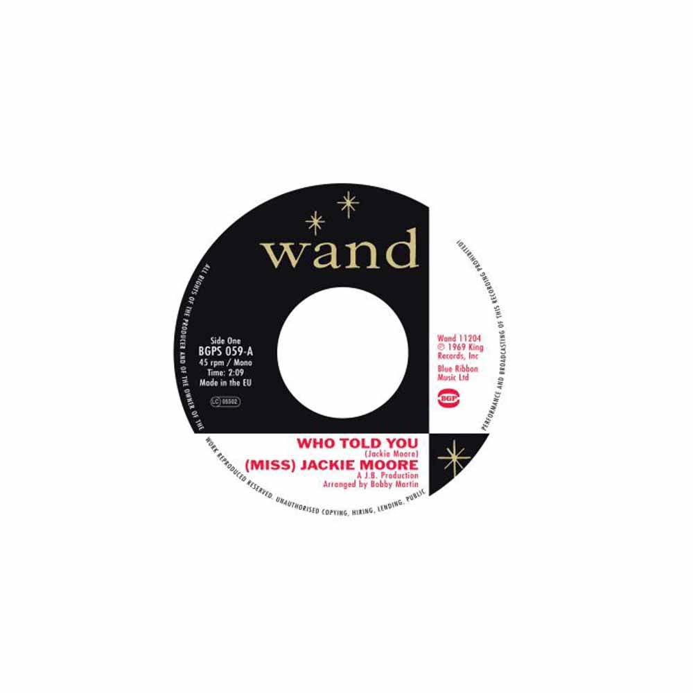 (Miss) Jackie Moore - Who Told You - Pop - 7