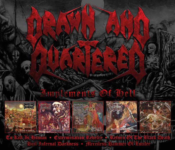 Drawn And Quartered - Implements Of Hell (5Cd) - Death Metal - 5CD