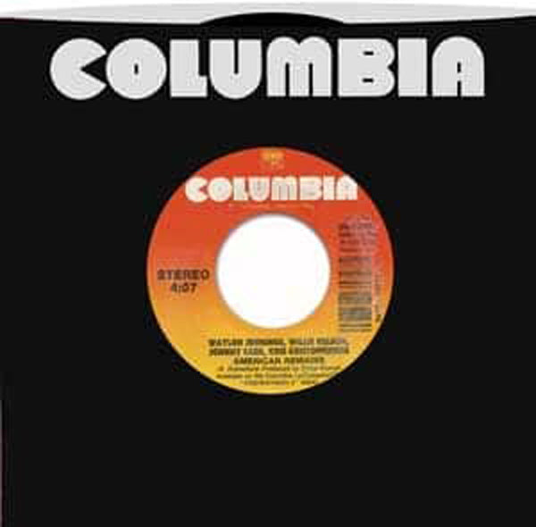 Jennings, Nelson, Cash, Krisofferson - American Remains B/W Texas - Country/Folk - 7
