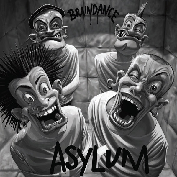 Braindance - Asylum (Clear Blue White Crossed Vinyl) - Punk - LP