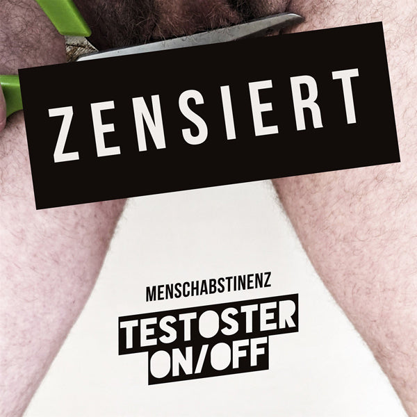 Menschabstinenz - Testoster On/Off (White/Red Marbled Vinyl) - Punk - LP
