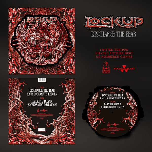 Lock Up - Discharge The Fear - Grindcore - 12PD