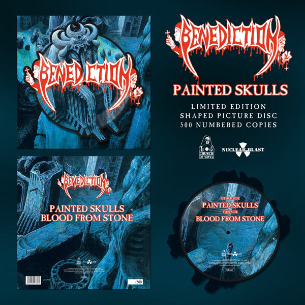 Benediction - Painted Skulls (Ltd.Shaped Picture Disc) - Death Metal - 12PD
