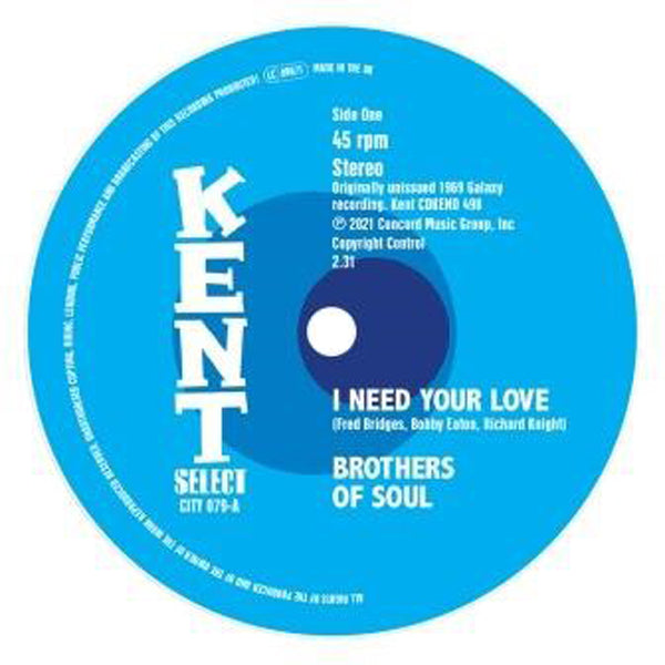 Brother Of Soul - I Need Your Love - Soul/Funk - 7