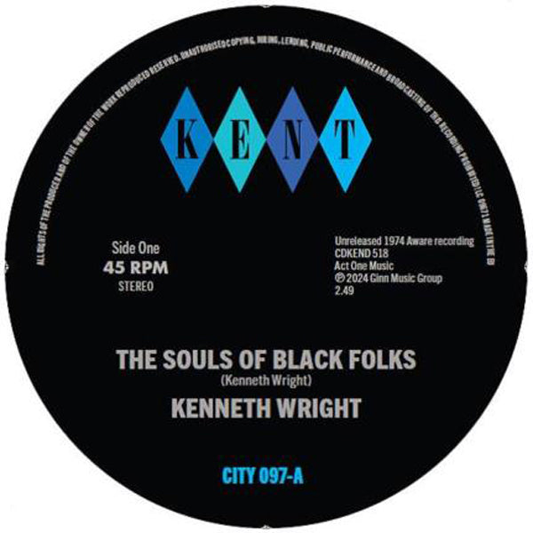 Kenneth Wright / Miss Louistine - The Souls Of Black Folks / Extra-Extra - Soul/Funk - 7