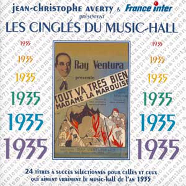 Jean-Christophe Averty - Les Cingles Du Music Hall : 1935 - Rock/Pop - CD
