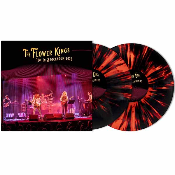 Flower Kings, The - Live In Stockholm 2025 (Solid Red W/ Heavy Black Splatter) - Prog Rock - DLP