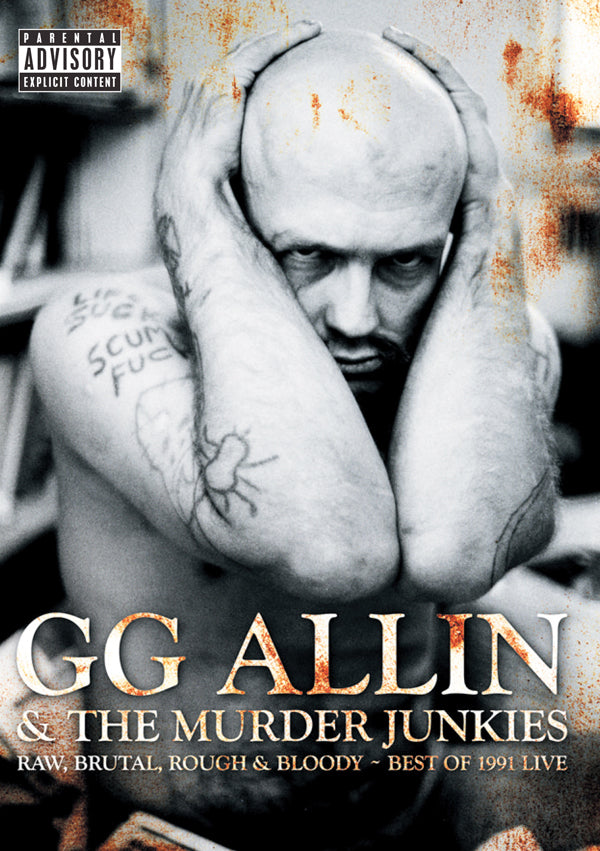 Gg Allin - Raw,Brutal,Rough & Bloody-1991 - Punk - DVD