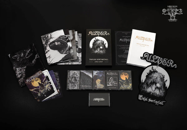 Ulver - Trolsk Sortmetall (5 Cassette Box Set W/ Book, Flag, Backpatch, Posters, Postcards & Metal Pin) - Rock - MC