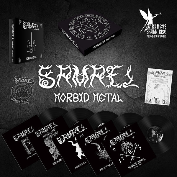 Samael - Morbid Metal (Black Vinyl 5-Ep Box + Book + Patch) - Black Metal - 7EP
