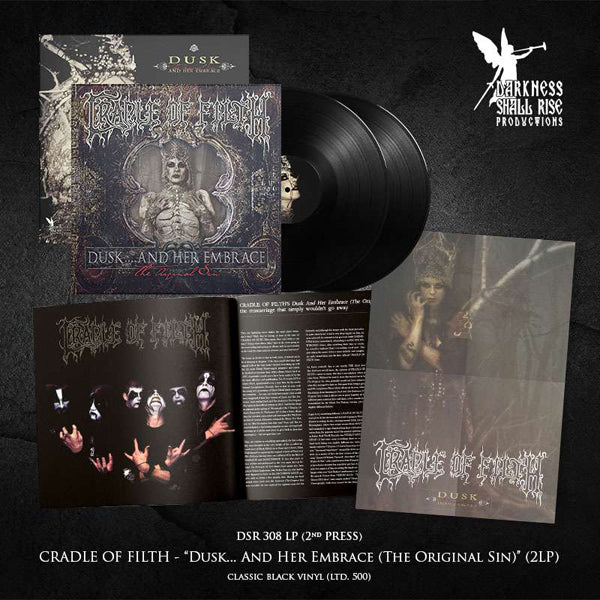 Cradle Of Filth - Dusk And Her Embrace (The Original Sin) (2Nd Press Black Vinyl) - Black Metal - DLP