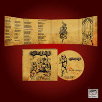 Golden Blood - Cum, Coke & Blasphemy (8 Panel Digipak) - Black Metal - CDD