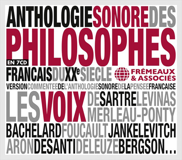 Anthologie Sonore Des Philosophes Français Du Xxe Siècle - Avec Les Voix De Sartre (7Cd Box) - Rock/Pop - CDB