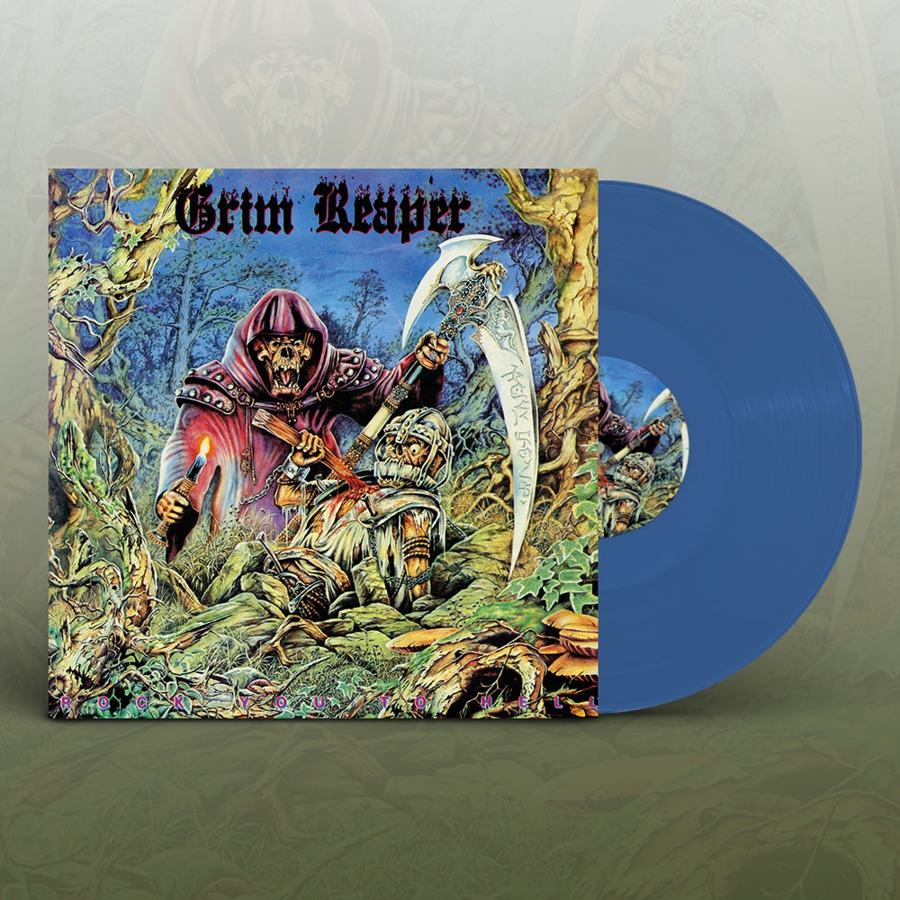 Grim Reaper - Rock You To Hell (Blue Vinyl) - Metal - LP