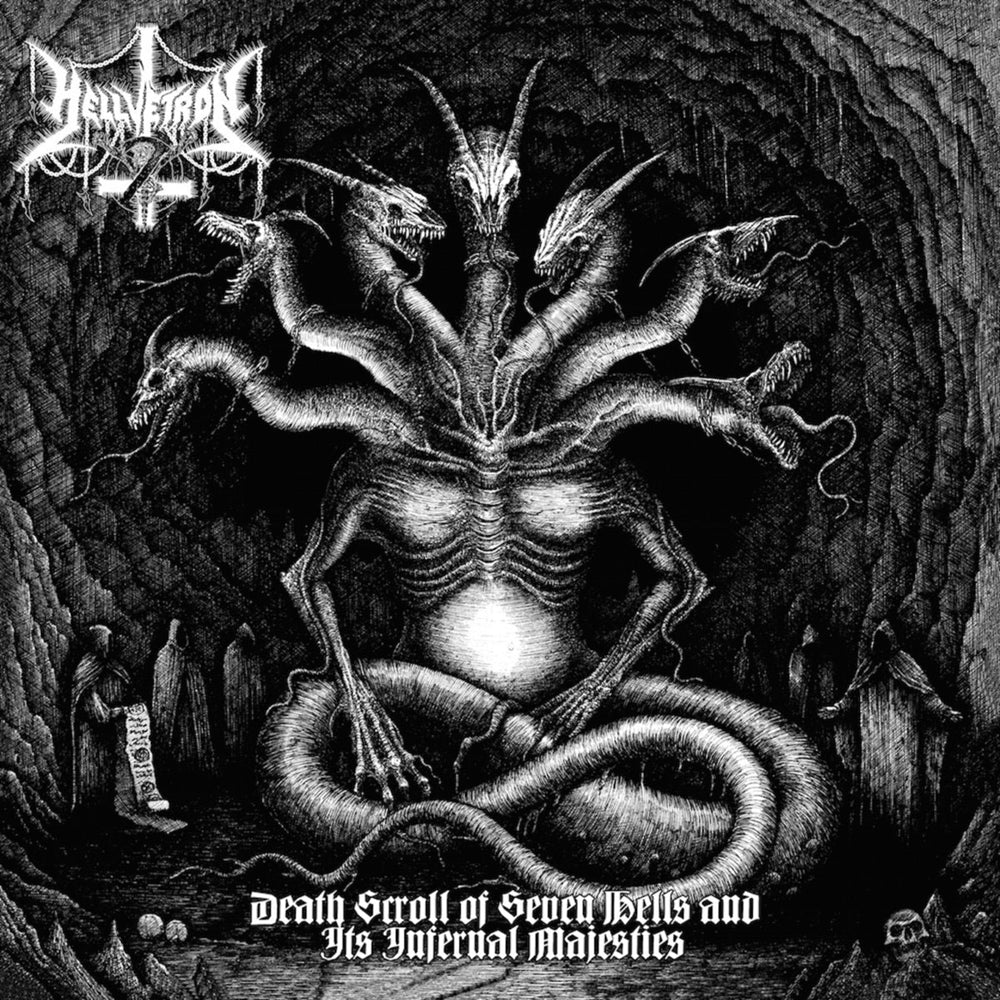 Hellvetron - Death Scroll Of Seven Hells And ItS Infernal Majesties - Black Metal - LP
