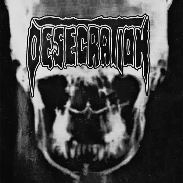 Desecration - Inhuman (12" Lp On Crystal Clear Vinyl W/ White & Black Ripple - Insert, Obi Strip) - Death Metal - LP