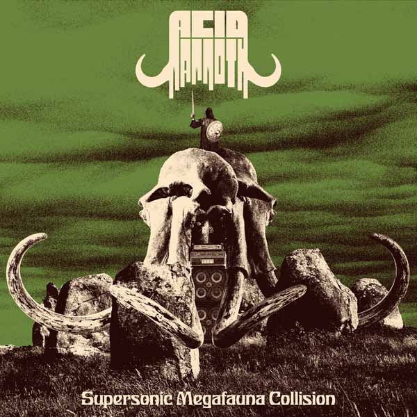 Acid Mammoth - Supersonic Megafauna Collision (Half-Half Transp. Green/Splatter Black/Red Vinyl) - Doom Metal - LP
