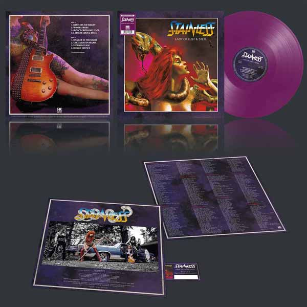 Stainless - Lady Of Lust & Steel (Neon Violet Vinyl) - Metal - LP