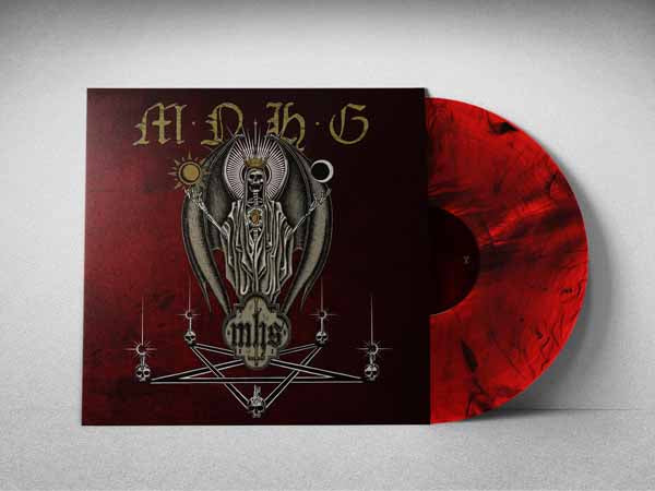 Mnhg - Necare (Transparent Red / Black Marble Vinyl) - Black Metal - LP