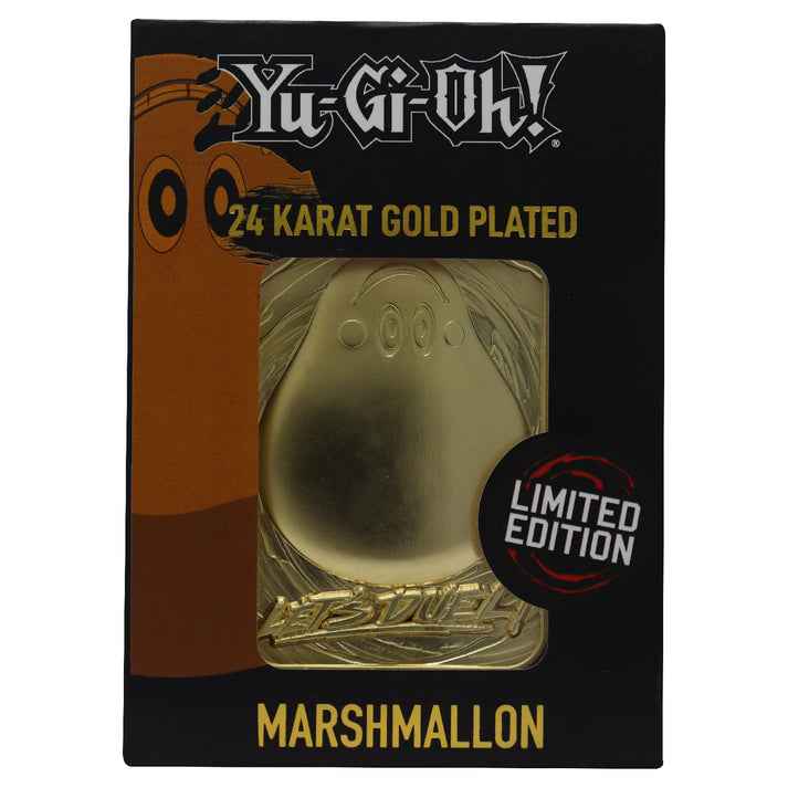 Yu-Gi-Oh! Limited Edition 24k Gold Plated Marshmallon Metal Card