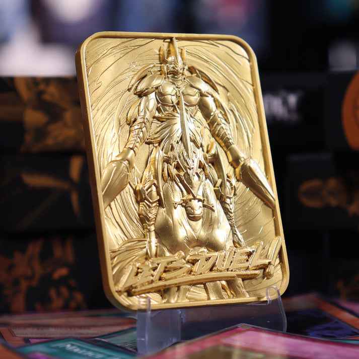 Yu-Gi-Oh! Limited Edition 24k Gold Plated Gaia the Fierce Knight Metal Card