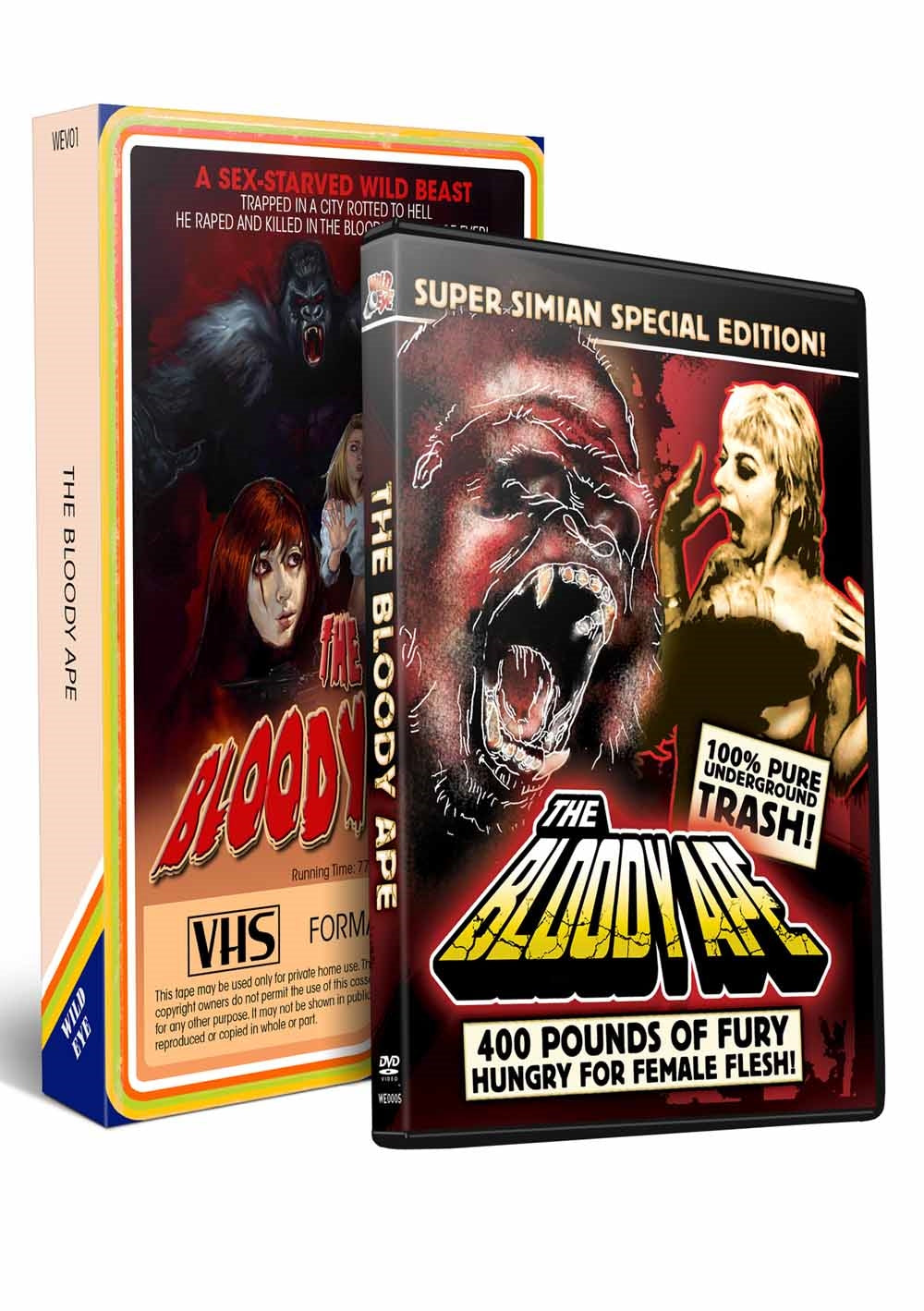 Feature Film - Bloody Ape (Vhs/Dvd Combo Pack) - Film/TV/Character - DVD