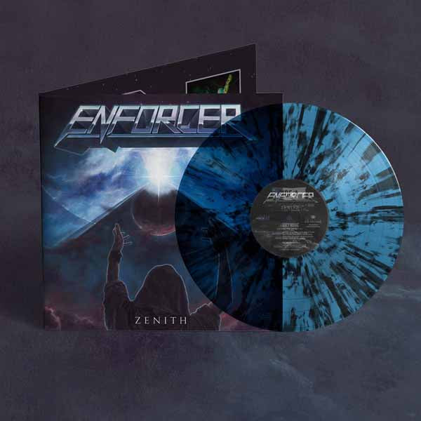 Enforcer - Zenith (Trans Blue / Black Splatter) - Metal - LP