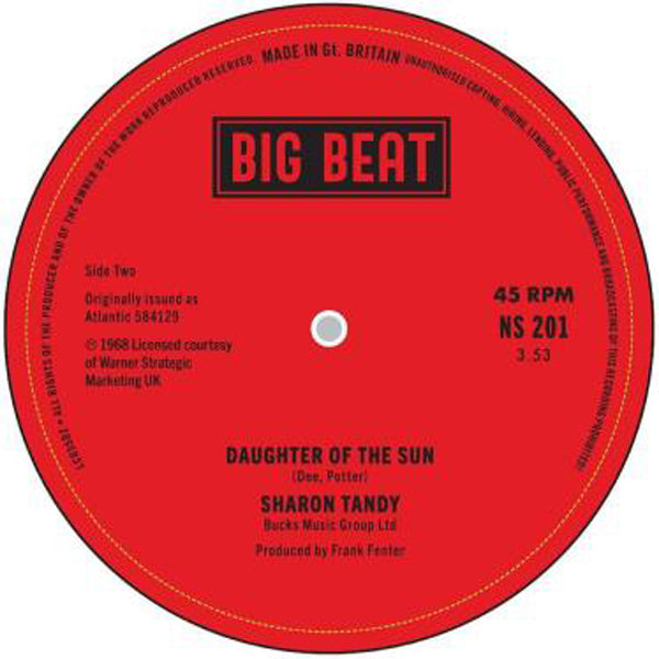 Sharon Tandy - Hold On C/W Daughter Of The Sun - Soul/Funk - 7