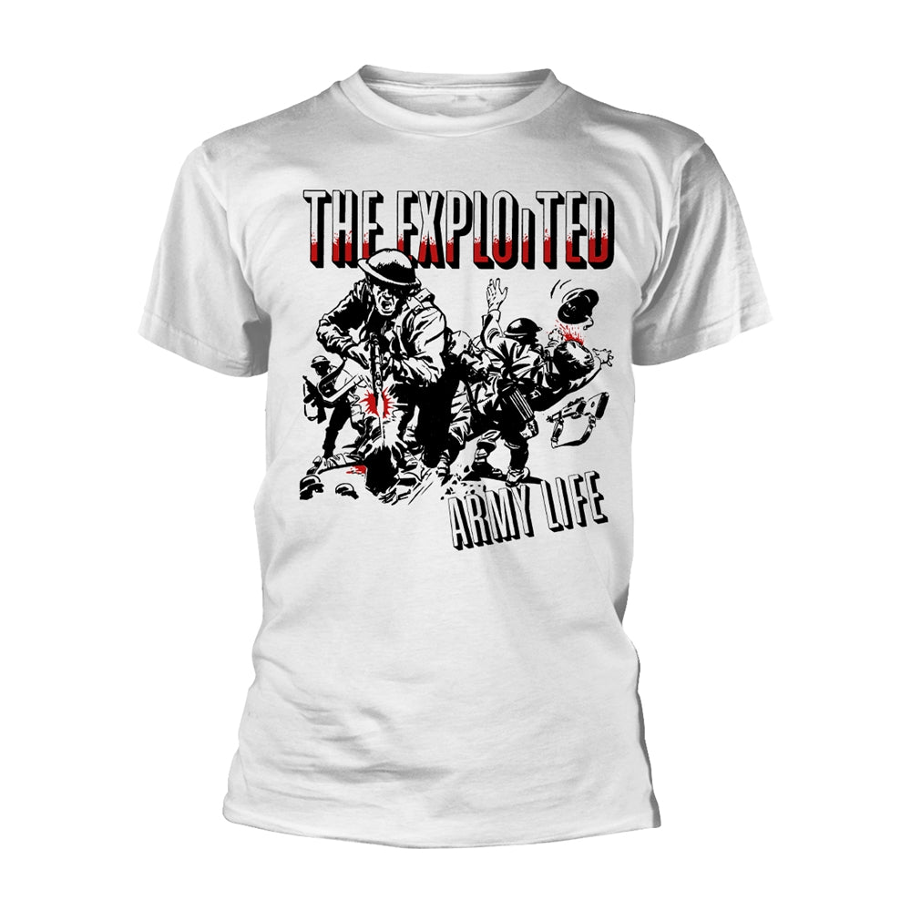 Exploited, The - Army Life (White) - Punk - TS