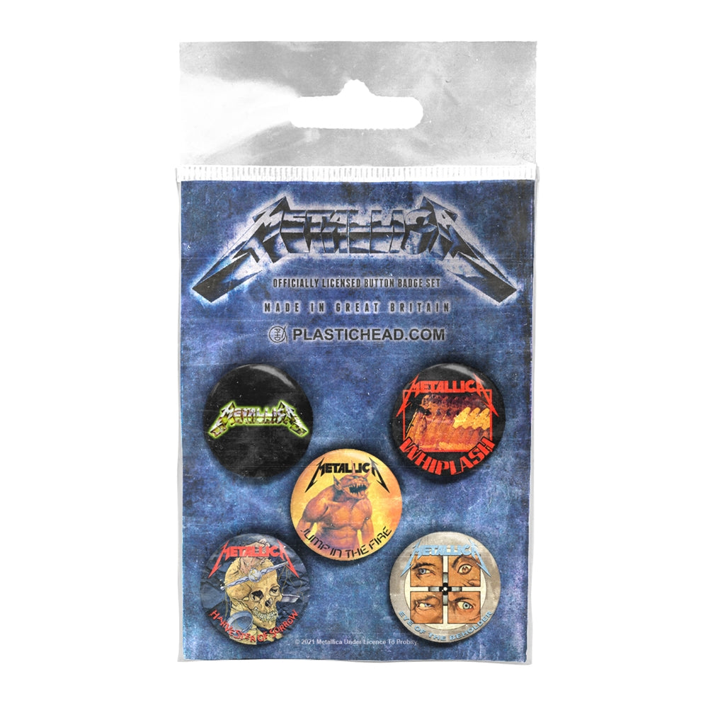 Metallica - The Singles Button Badge Set - Metal - BADGEP
