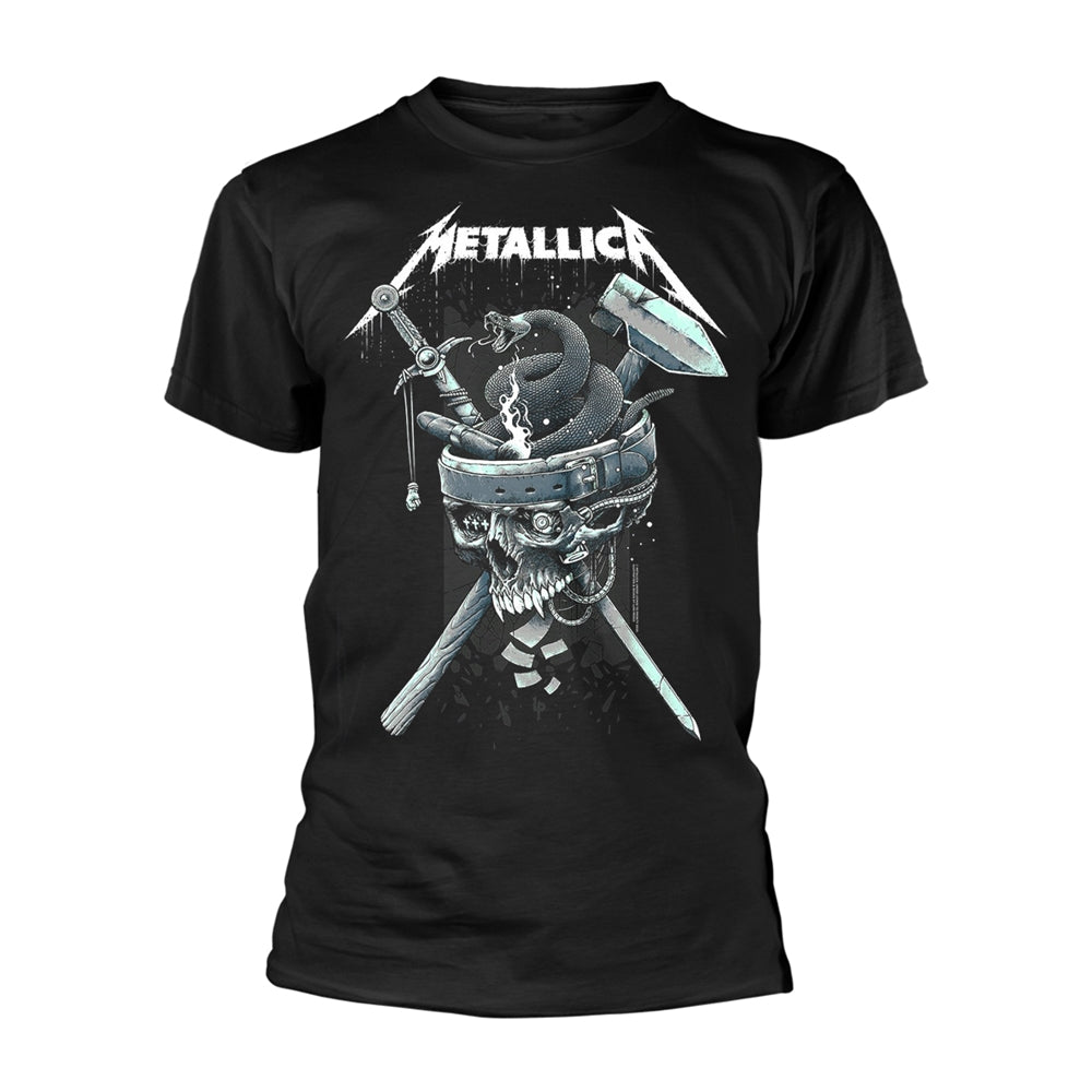 Metallica - History White Logo - Metal - TS