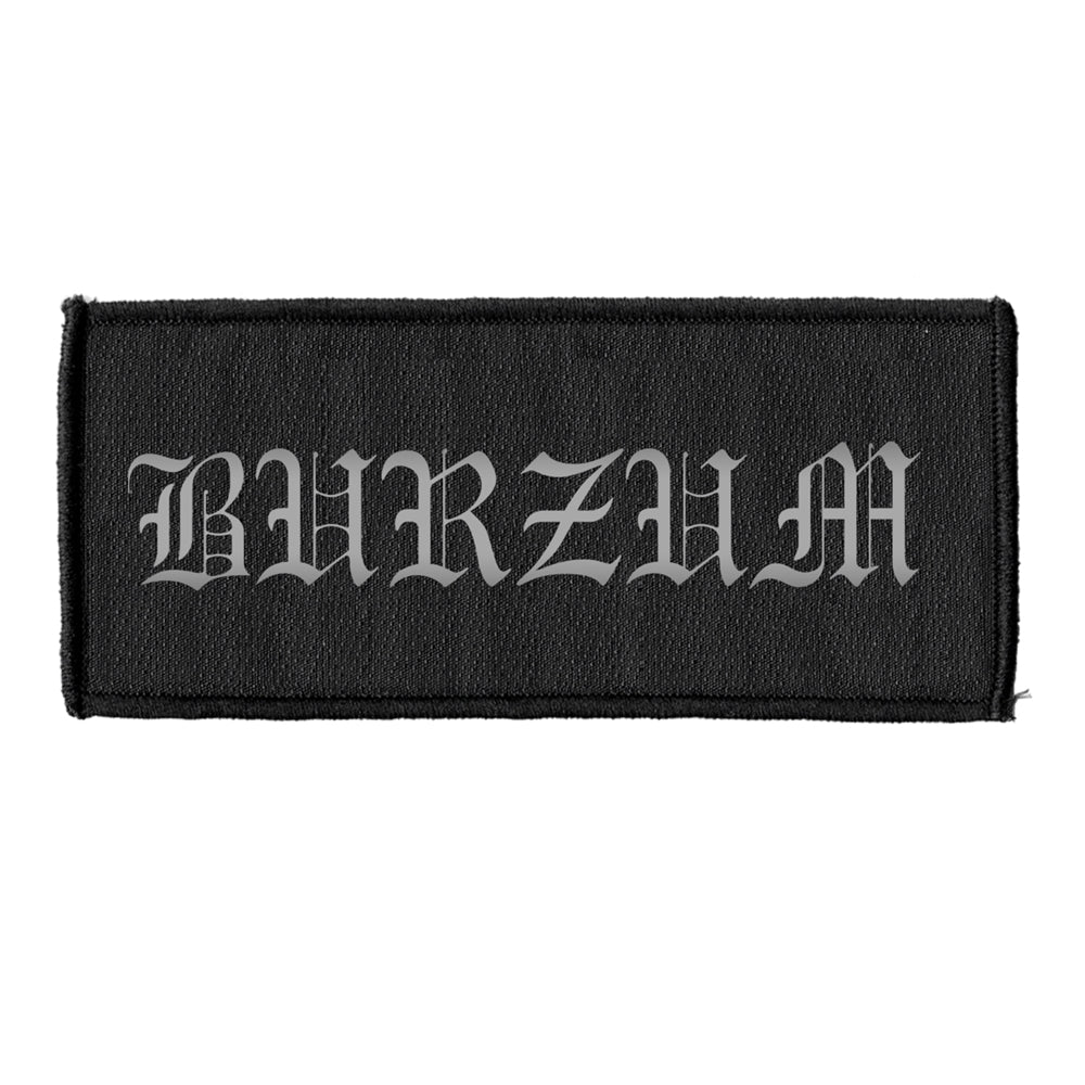 Burzum - Logo (Silver) (Woven) - Black Metal - PTCH