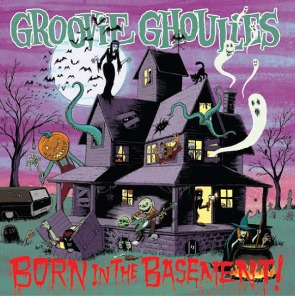 Groovie Ghoulies - Born In The Basement (Neon Violet/White Galaxy Vinyl) - Punk - LP