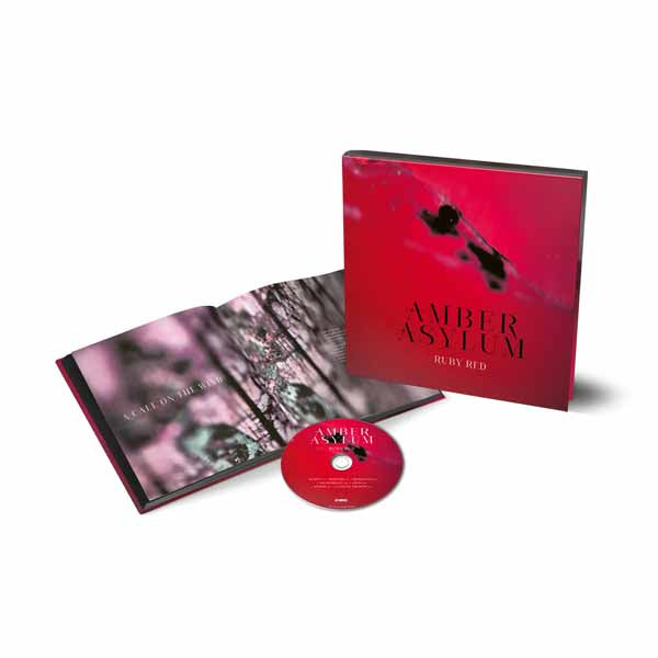 Amber Asylum - Ruby Red (Hardcover Book 18X18 Cm, 36 Pages) - Dark Ambient - CD