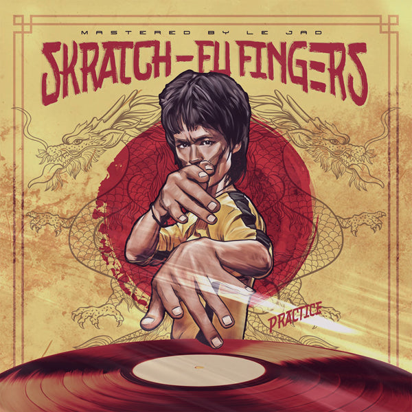 Dj T-Kut - Skratch Fu-Fingers Practice (Black) - Hip-Hop/Rap - LP