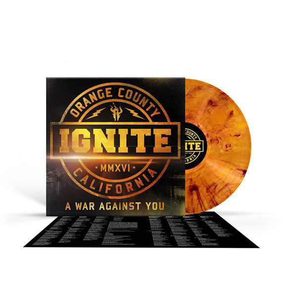 Ignite - A War Against You (Gold Marbled Vinyl) - Hardcore - LP