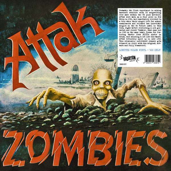 Attak - Zombies (Colour Vinyl) - Hardcore - LP