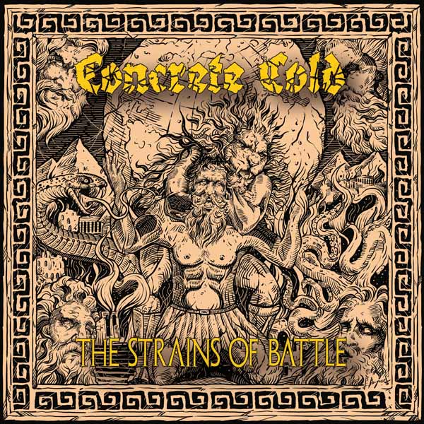 Concrete Cold - The Strains Of Battle (White) - Metal - LP